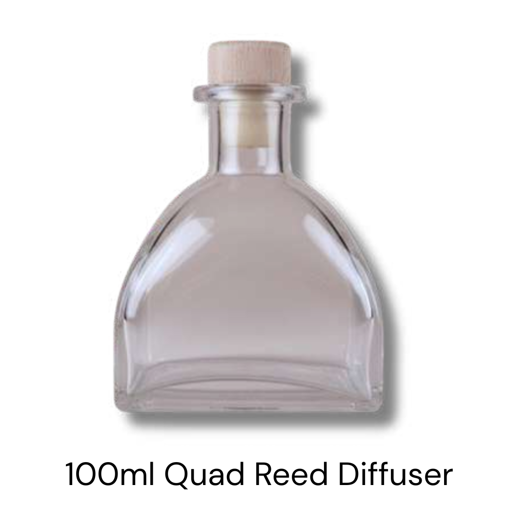 Quad Clear Reed Diffuser Bottle - 100ml