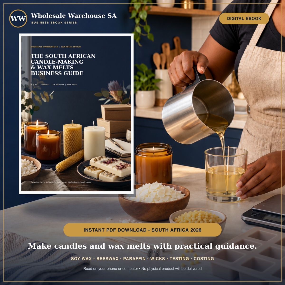 South African Candle-Making & Wax Melts Guide 2026 PLUS Supplier Guide