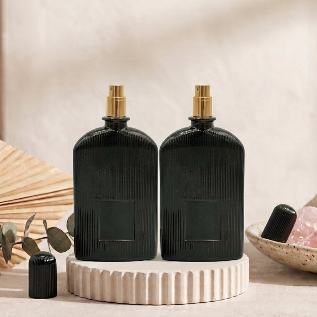 100ml Black & Gold Perfume Bottle